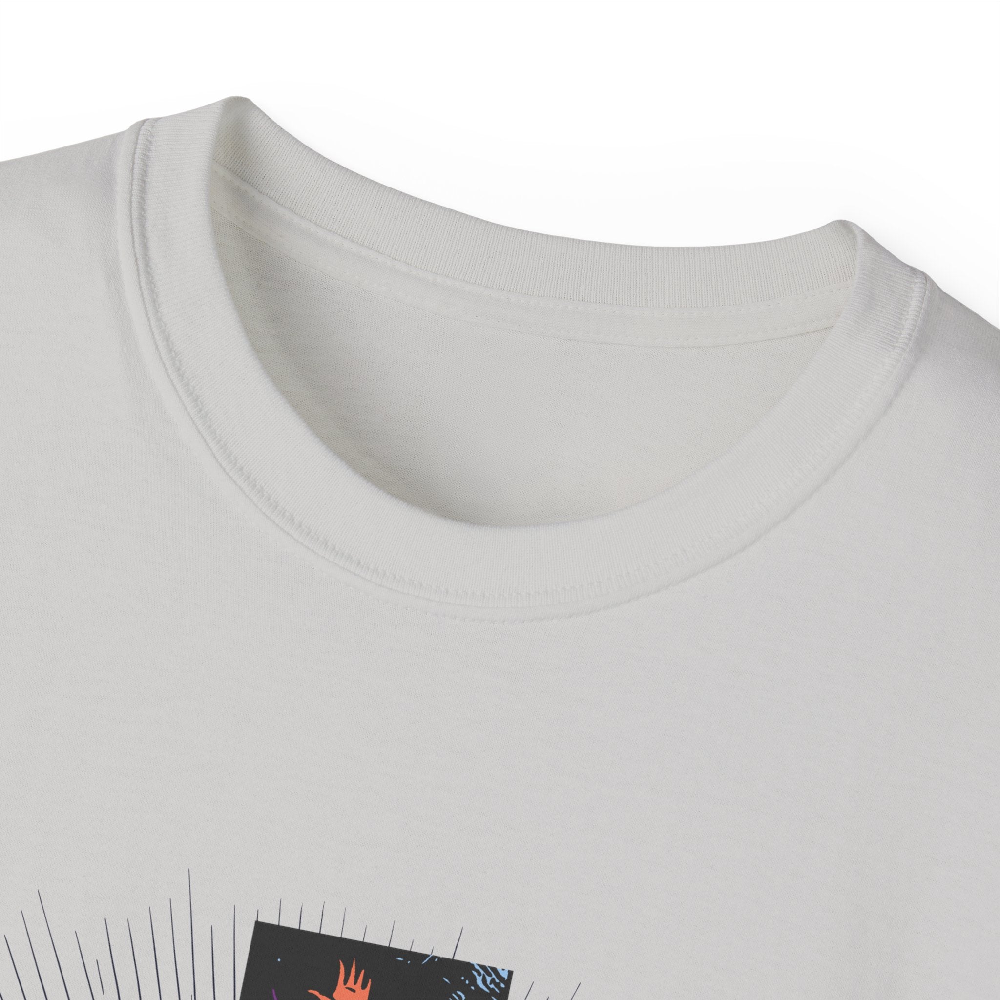 Space Warrior - Unisex Cotton Tee (Front) - Damned Threads